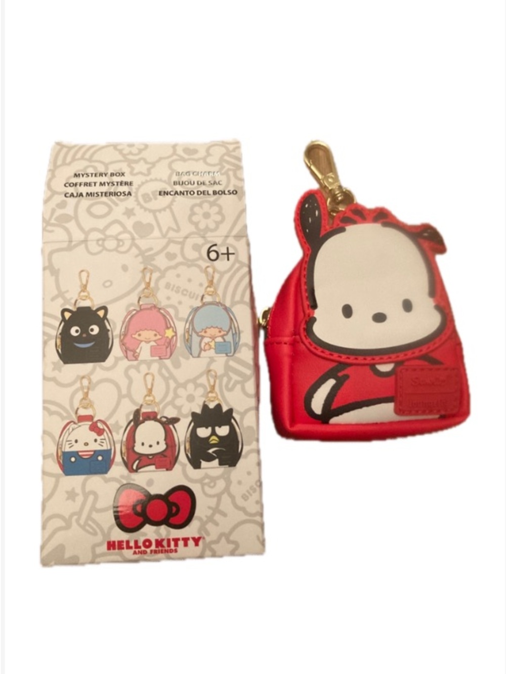 Loungefly Sanrio Pochacco Mini Backpack Bag Charm